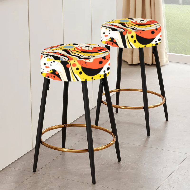 Ensemble de 2 tabourets de bar Red Poupart