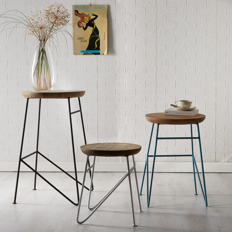 Nueva Vista Metal Accent Stool