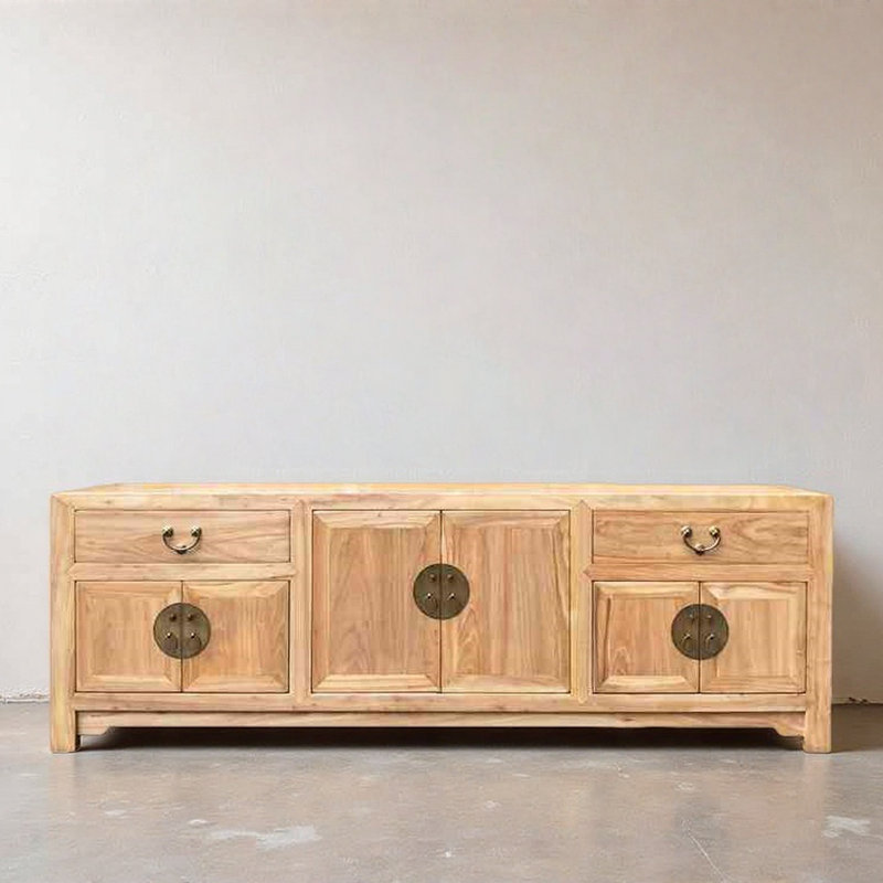 Meuble télé simple et créatif, Burlywood