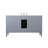 Rivers 60'' Single Bathroom Vanity with Marble Top-1042175122