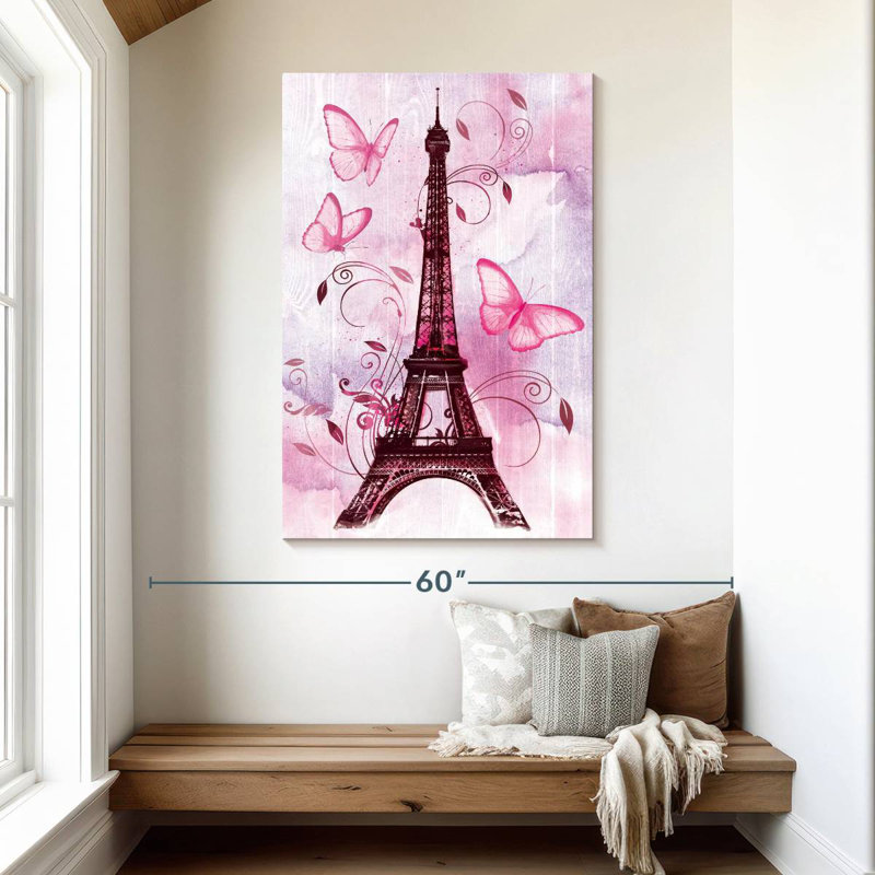 Lilie à Paris, H 48 po x l 32 po