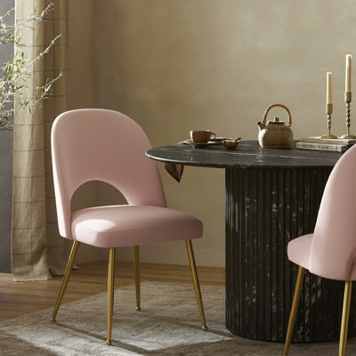 Parnell 19.5'' H Velvet Upholstered Side Chair