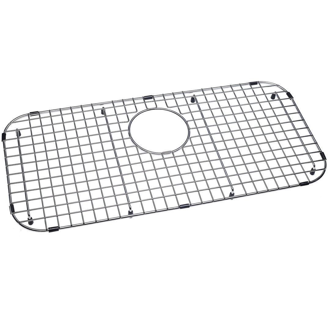 27.05-in x 12.48-in Rear Drain Heavy-Duty Stainless Steel Sink Grid Serene Valley