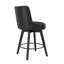 Tabouret de comptoir pivotant rembourré Arleine-93363830-92729595