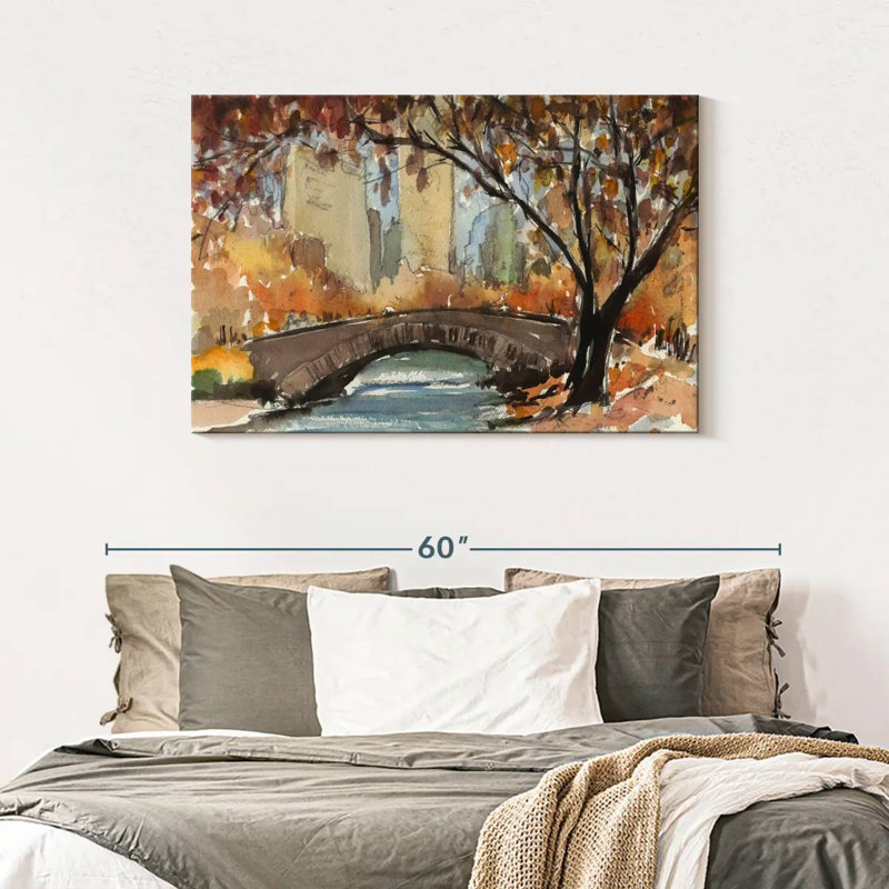 Autumn In New York Study I, 30" H x 45" W