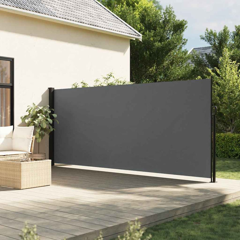 Auvent latéral rétractable Vidaxl, Anthracite, 70.9" x 196.9"