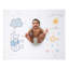 Couverture pour bébé NoJo Disney Winnie l'ourson blanc, jaune et turquoise