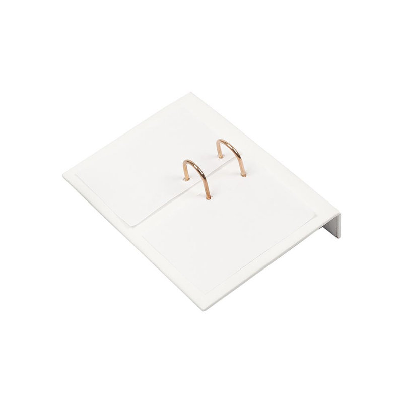 Michalia Leather / Faux Leather Desk Organiser Set, White