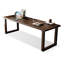 Bureau d'écriture rectangulaire en bois massif noir-118312003-118312013