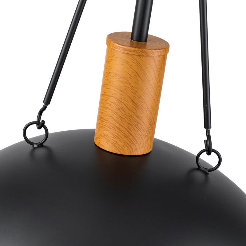 15" Single-Light Industrial Dome Pendant