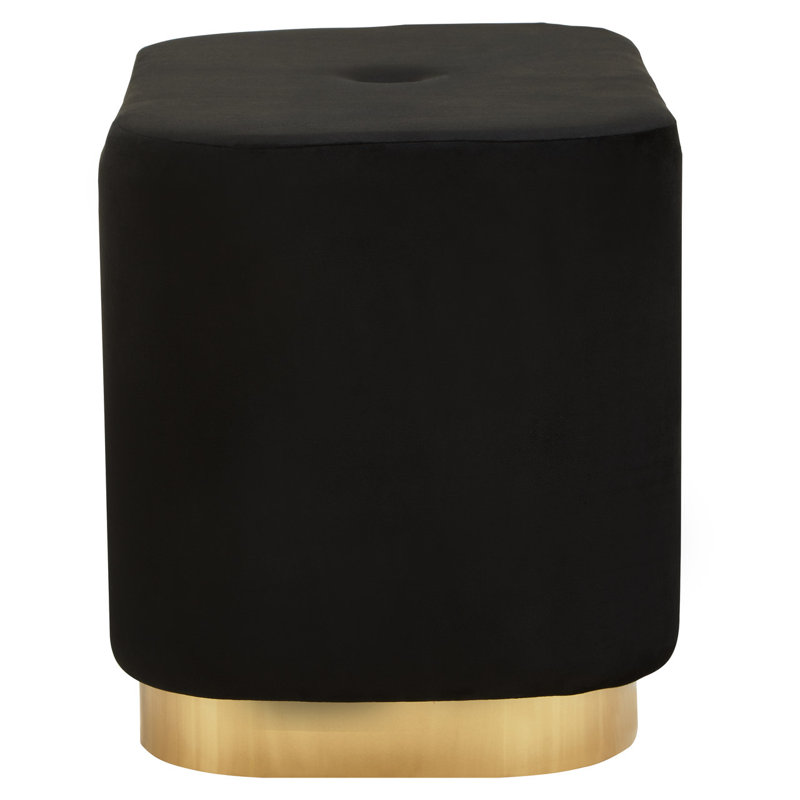 Manufactured Wood Accent Stool, Black