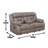 Reclining Glider Console - Grey