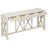 60''Acacia Veneer Console Table With 4 Spacious Drawers, Modern Crisscross Design Entryway Table With Open Bottom Storage,Farmhouse Sofa Table For Living Room,Kitchen,Dining Room,Hallway-477983399