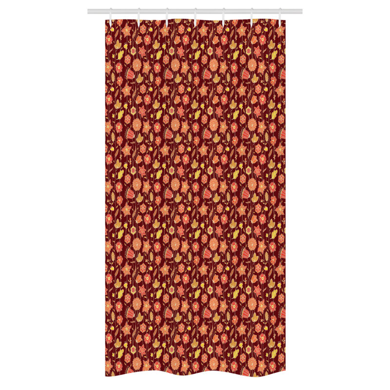Shower Curtain with Hooks Included, 72"H x 36"W