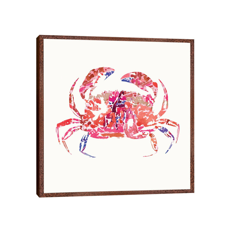 My Crab II by Surma & Guillen - Gallery-Wrapped Canvas Giclée on Canvas, 66.04 cm H x 66.04 cm W, Classic Wood Framed