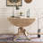 Denholme 2 - Person Pine Solid Wood Top Pedestal Dining Set-1479457014-1478743447