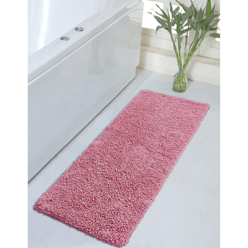Tapis de bain Hayworth, Rose, L 21 po x L 54 po