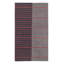 Rug & Kilim’S Contemporary India Dhurrie Rug In Gray And Red Geometric Stripes