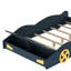 Lit plateforme en forme de voiture de course Shanlee-173054491