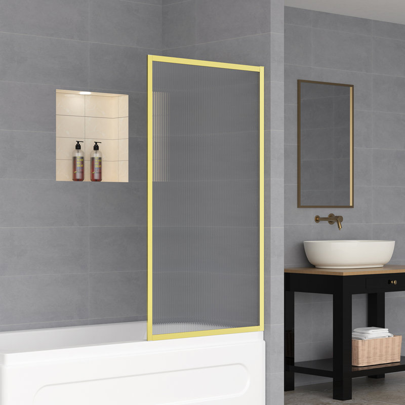 Fixed Framed Over Bath Shower Screen