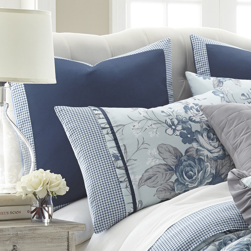 Modern Threads Farmhouse 8-Piece Floral Comforter Set, Queen Comforter + 7 Additional Pieces