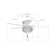 52" Waldon 5 - Blade Reversible Glam Crystal Ceiling Fan with Remote Control and Light Kit Included