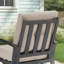 Fauteuil pivotant avec coussins Sunbrella