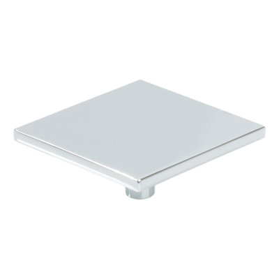 Poignée d'armoire carrée 2,5 po Emtek Clifton, nickel poli