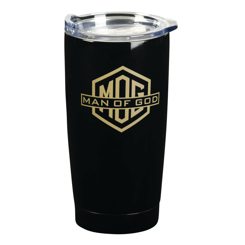 Gobelet Man Of God noir 20 oz
