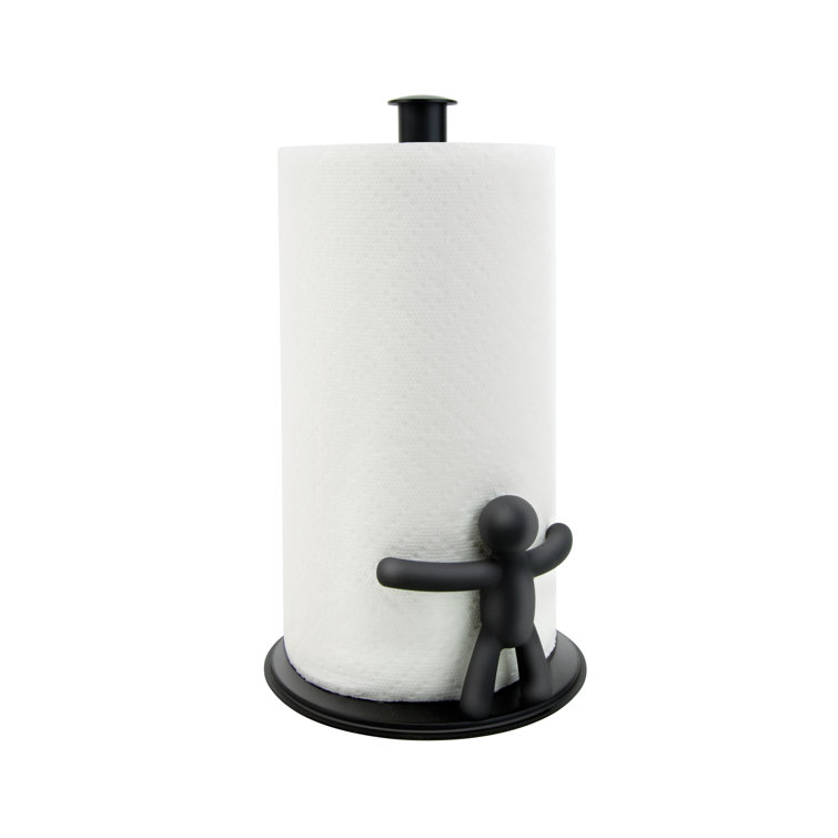 Countertop Freestanding Paper Towel Holder with Weighted Base Suction Cups Latitude Run