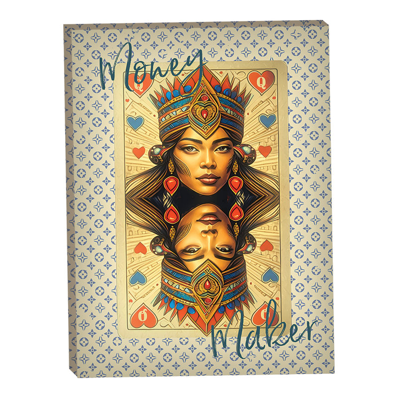 Carte à jouer Queen of Hearts 18x24
