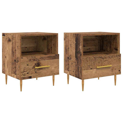 40cm W Manufactured Wood Bedside Table