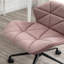 Chaise de bureau pivotante et capitonnée