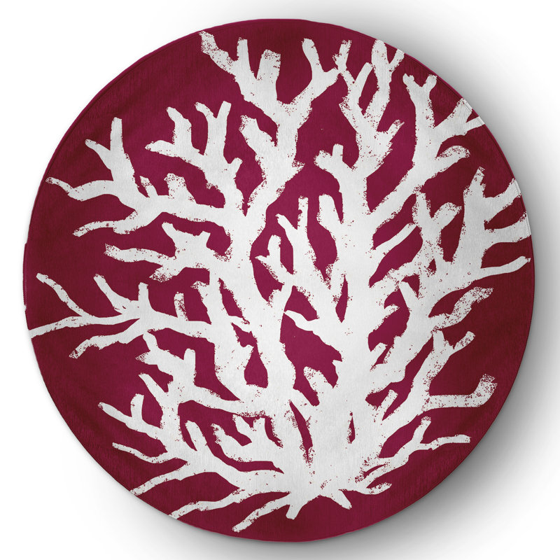 Blaisdell Chenille Indoor / Outdoor Rug, Round 5'