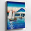 Toile, paysage japonais serein avec baie tranquille avec art mural traditionnel-971971176
