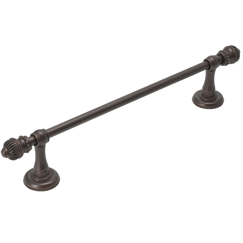 Cricket Cage 24 inches c.c. {approximately} towel bar 5/8 smooth center in Oil Rub Bronze, 2.5" H x 21.25" W x 4.38" D