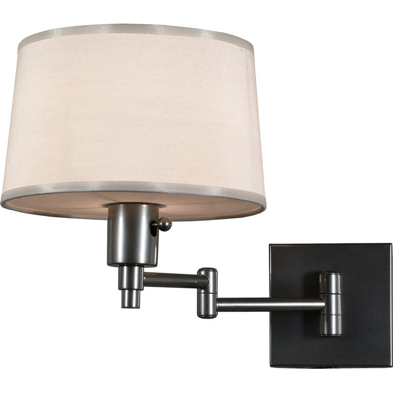 Real Simple Steel Swing Arm Sconce, Gunmetal
