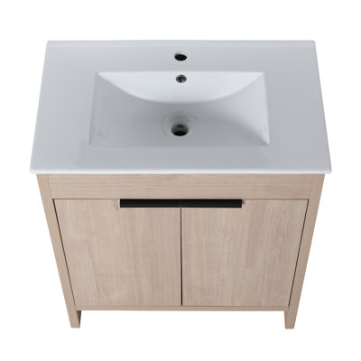  Meuble-lavabo autoportant avec lavabo