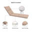 Outdoor Olefin Rectangle Lounge Chair Cushion Foam, UV Resistant Chaise Lounge Outdoor-752927365-752927364