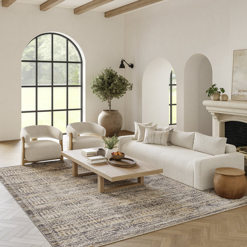 Geometric Indoor Rug, Rectangle 7'10" x 10'1"
