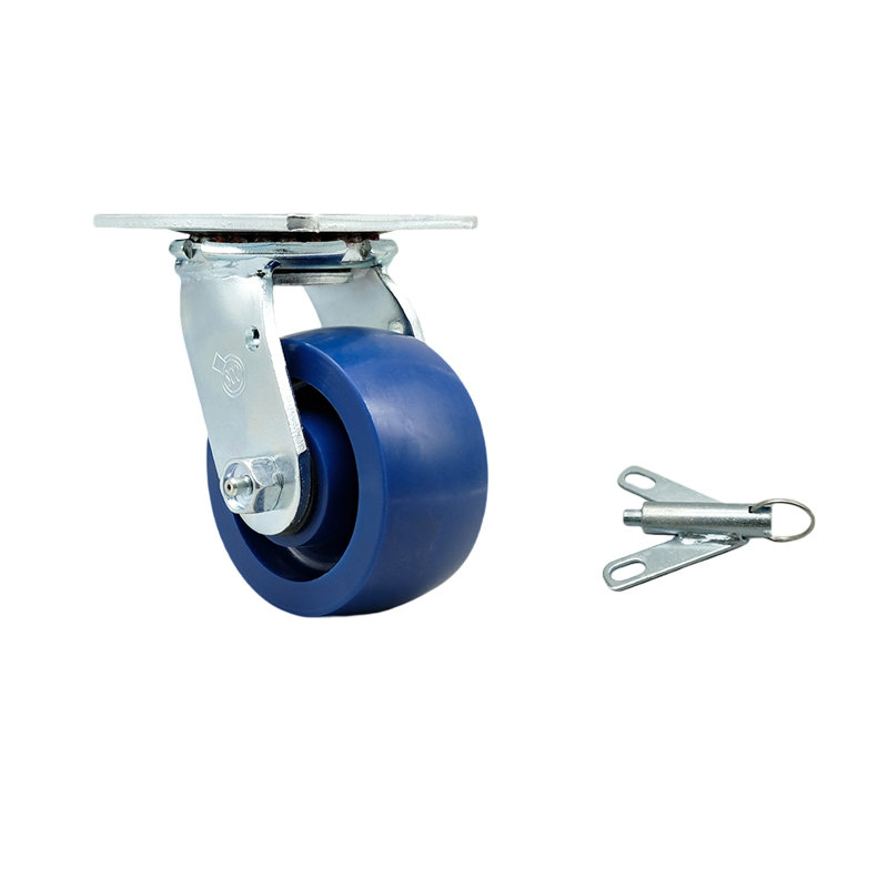 Polyurethane Caster with Roller Bearing and Swivel Lock