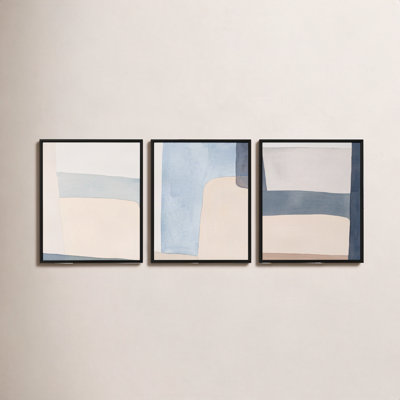 " Grey Hue Set Of 3 " by Julia Balfour 3 - Pieces