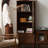 Pure solid wood black walnut bookcase
