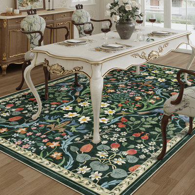Destinay Floral Area Rug