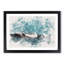 Wave Curl Watercolour - Framed Print-56882307-56882312