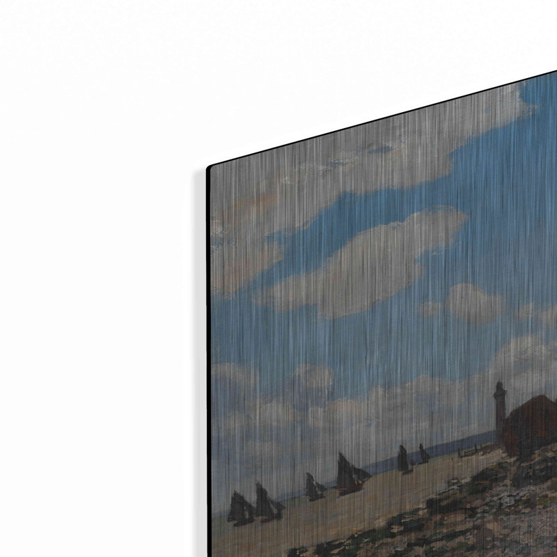 "La plage à Honfleur" par Claude Monet, H 16 po x l 24 po