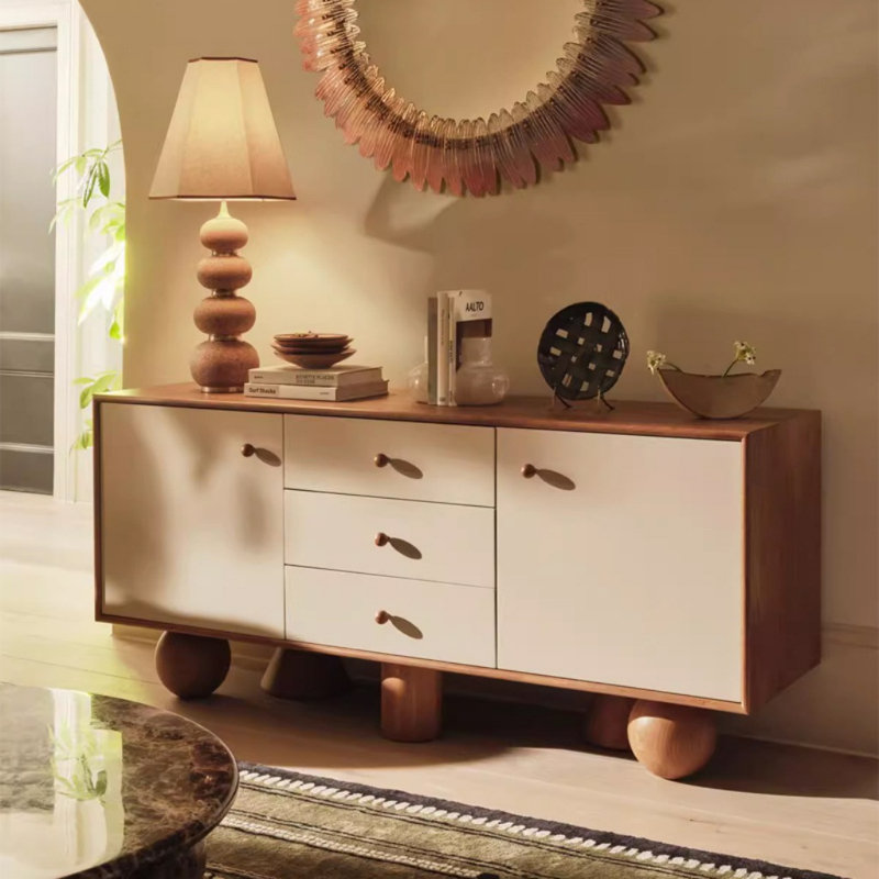 Buffet artistique et tendance, H 31,5 po x l 62,99 po x P 17,72 po