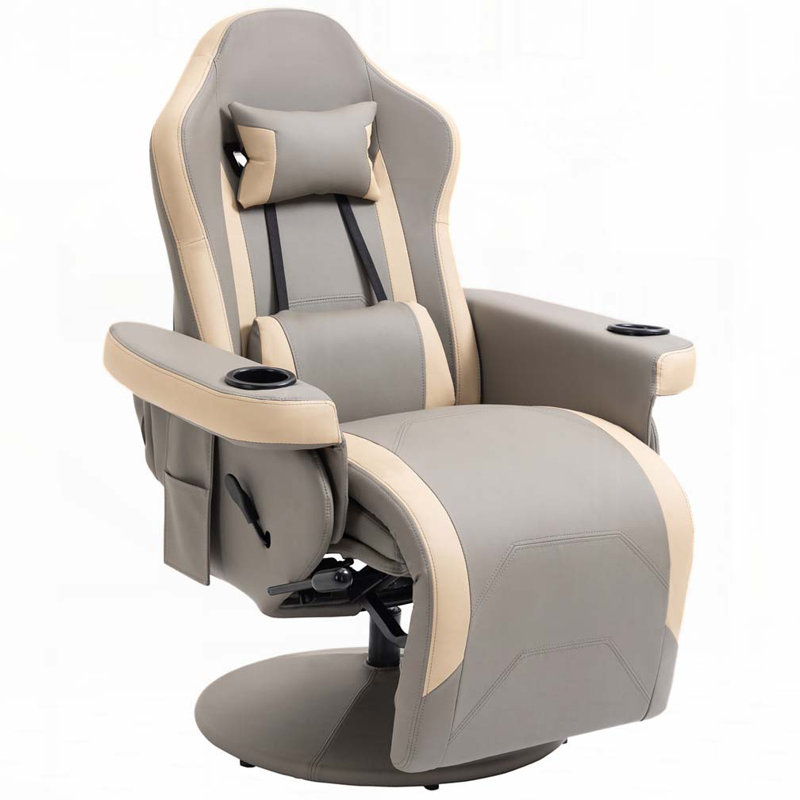 Fauteuil inclinable manuel pivotant en polyuréthane