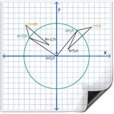Scribbledo Jumbo Magnetic Coordinate Plane 27" X 27"