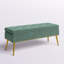 Banc de rangement rembourré en velours Kajana-1682510103